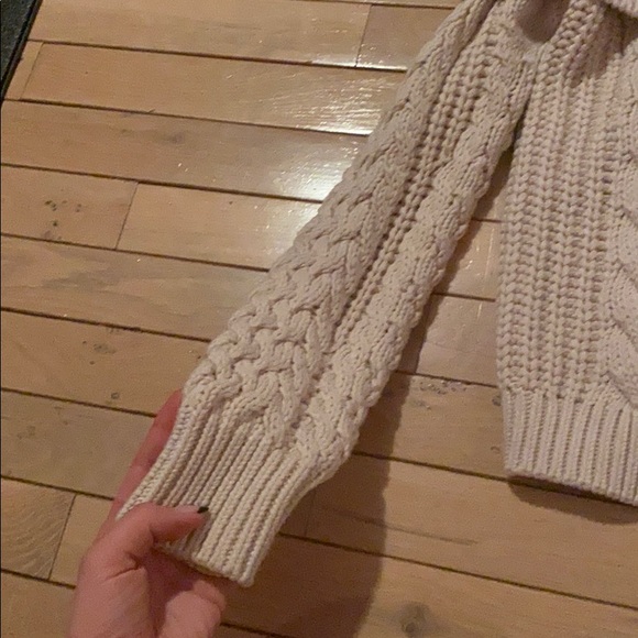 Intermix off the shoulder wool knitted sweater - Picture 5 of 7